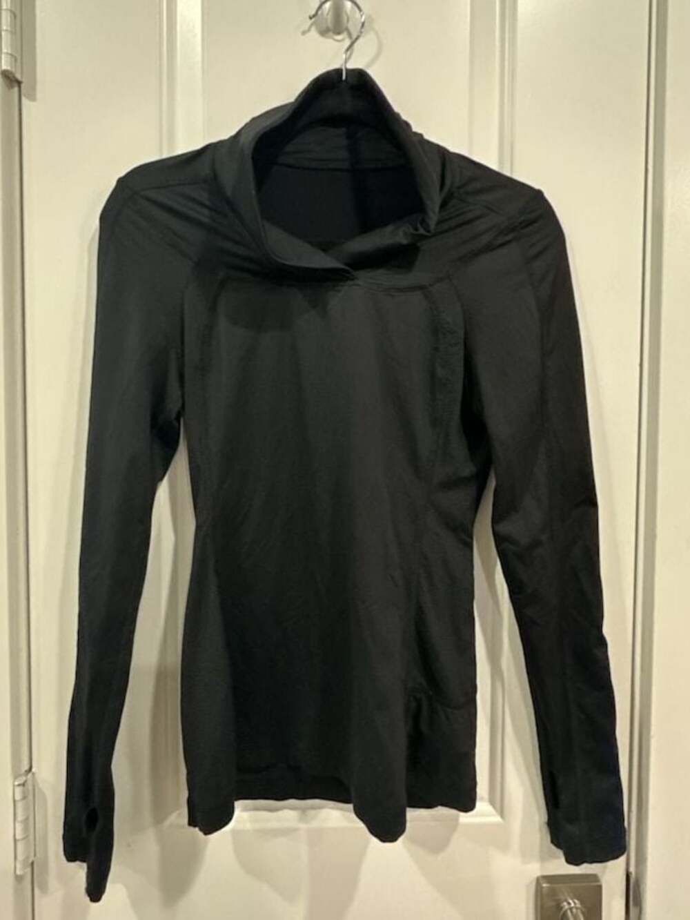 Lululemon Morning Miles Long Sleeve Pullover Jacket Black